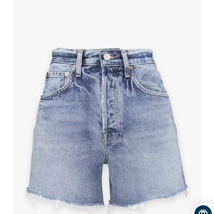 Agolde High Waisted Riley Shorts 25